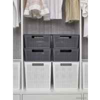 Коробка для хранения Violet Лофт с крышкой 6923106 (белый)