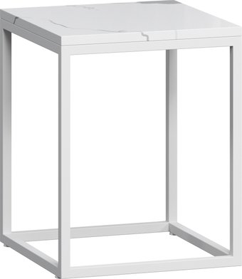 LoftyHome Годмар 3 (мрамор сноу/белый)