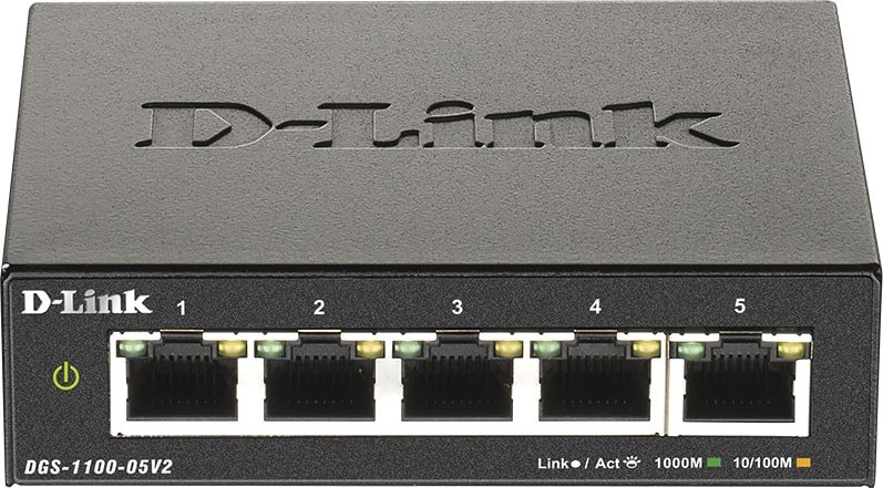 

Настраиваемый коммутатор D-Link DGS-1100-05V2/A1A