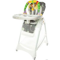 Высокий стульчик ForKiddy Podium Toys 0+ (два чехла +х/б вкладыш, серый)