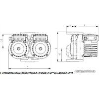 Циркуляционный насос IMP Pumps GHNDbasic II 50-190F