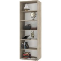 Книжный шкаф Modern Оливия О21 (серый дуб/белый)