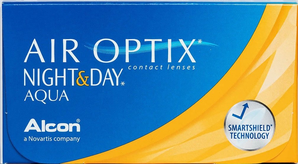 

Контактные линзы Alcon Air Optix Night&Day Aqua +1 дптр 8.6 мм