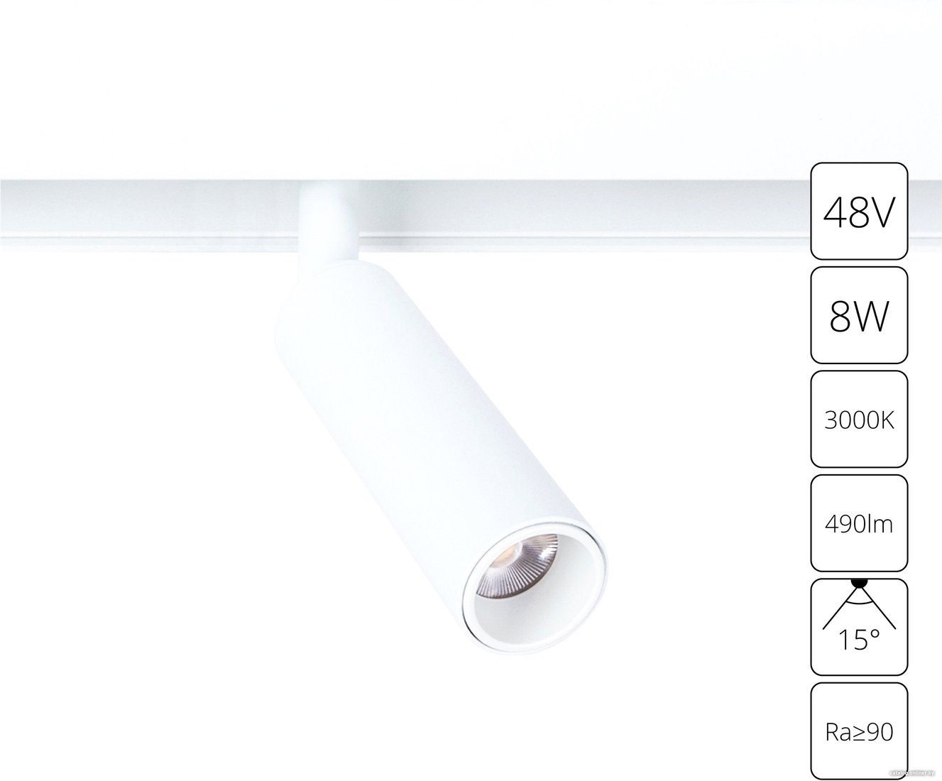 Трековый светильник Arte Lamp Linea A4670PL-1WH