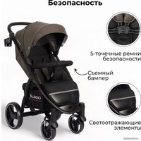 Коляска прогулочная «книга» Bubago Cross City BG 117-6 (коричневый)