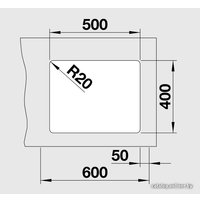 Кухонная мойка Blanco Etagon 500-U Silgranit (антрацит) [522227]