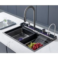 Кухонная мойка Cerruti Spa Gloria Pro nano black CT10358 (графит)