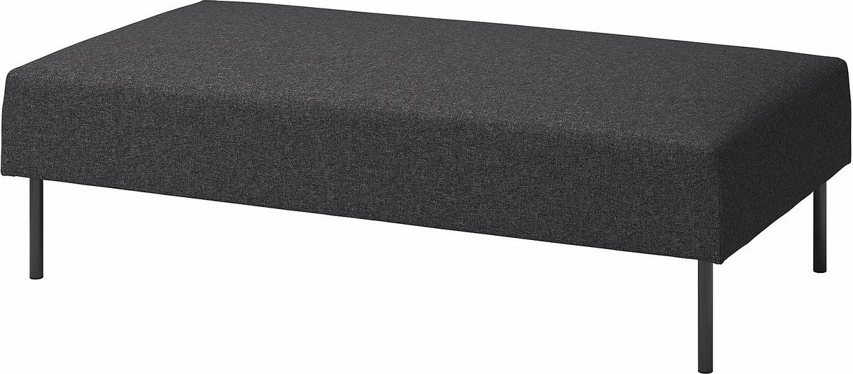 Элемент модульного дивана Ikea Lillehem Gunnared/темно-серый металлический s39576195