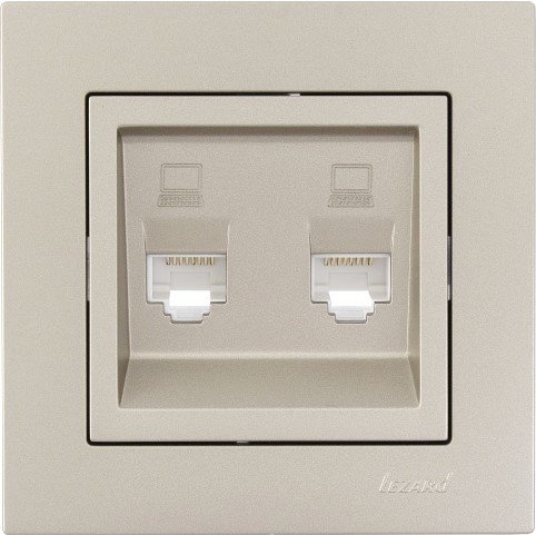 

Розетка компьютерная Lezard Vesna 742-3788-141