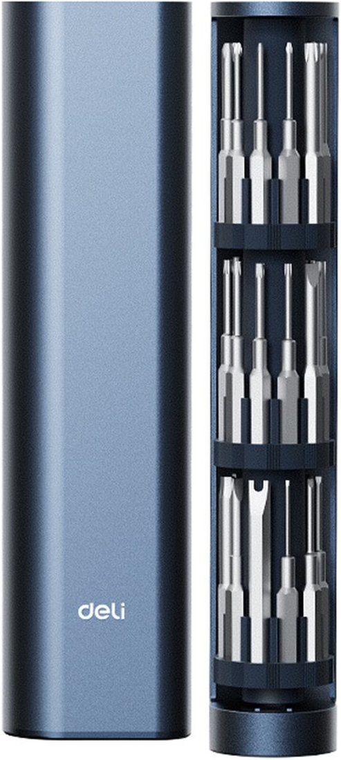 

Набор отвертка с битами Deli DL241034 (34 предмета)