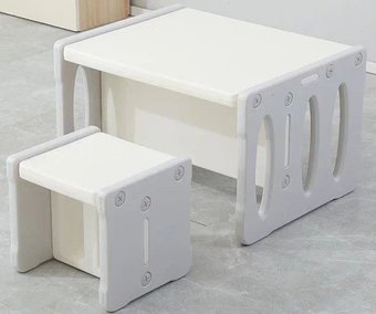 Детский стол UNIX kids Grow Up Grey 2 в 1 PPT1CHGRY