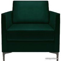 Интерьерное кресло Brioli Ганс (экокожа, L15 зеленый)