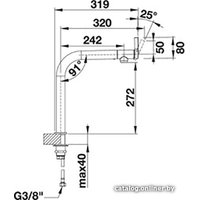 Смеситель Blanco Vonda 518434 (хром)