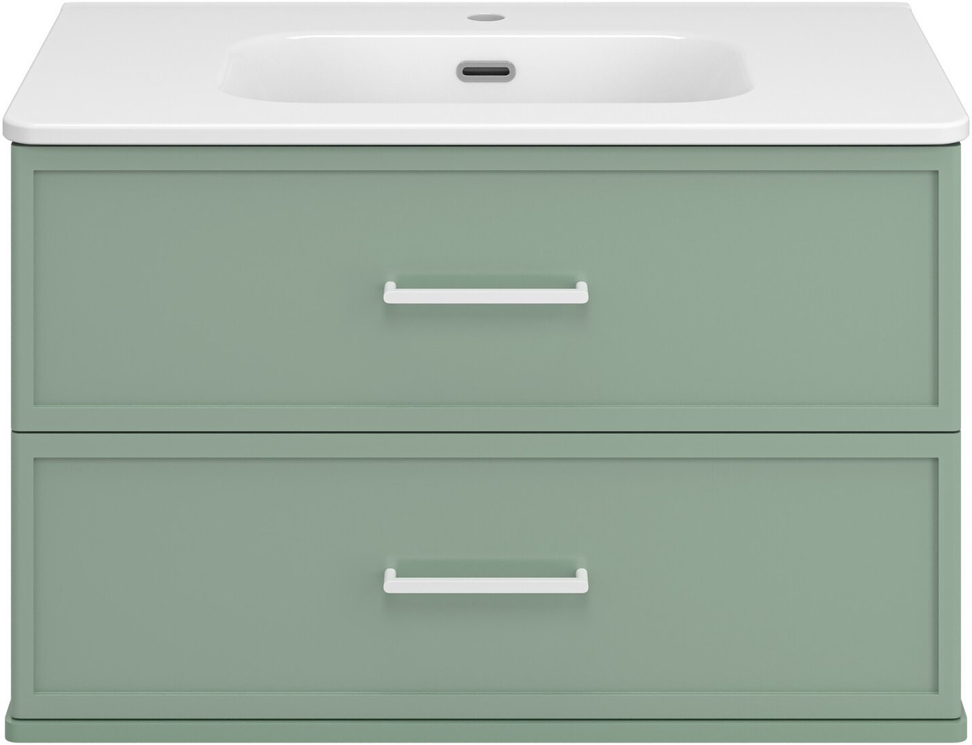Brevita Тумба с умывальником Brevita Verde 80 Ver-09080-0102Я+B-OND080-01
