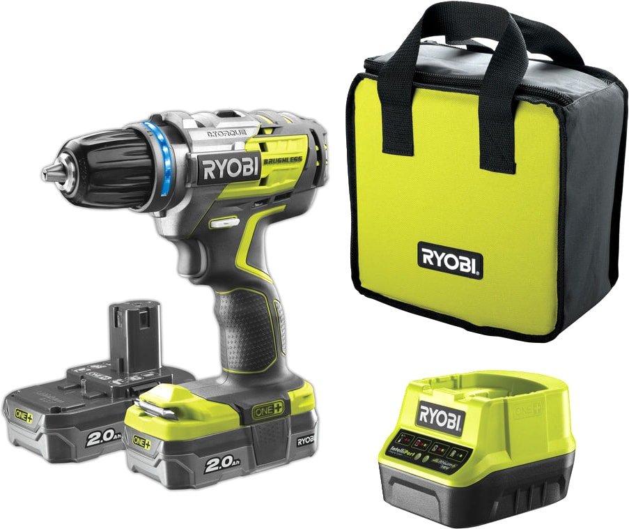 

Дрель-шуруповерт Ryobi R18DDBL-220S 5133003435 (с 2-мя АКБ)