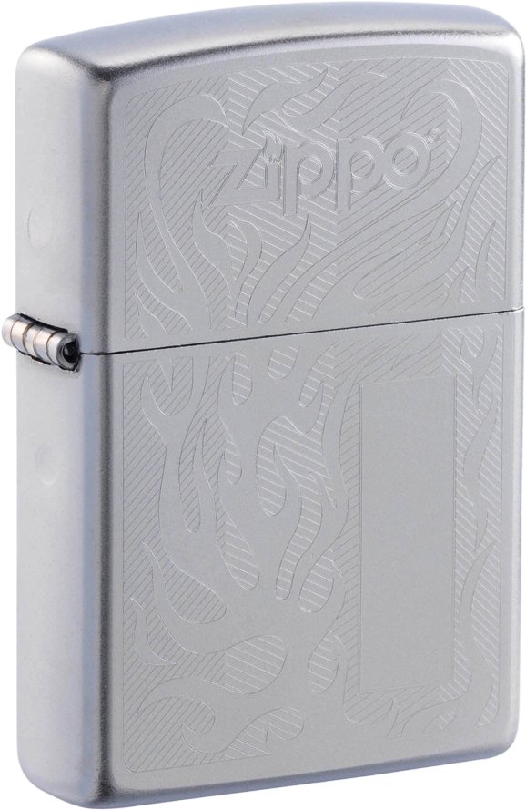 

Зажигалка Zippo Satin Chrome PF18 Zippo Logo Design 29698