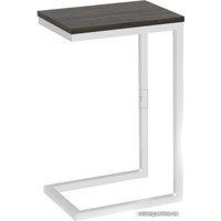 Приставной столик TMB Loft Роксет Дуб 300х400 (угольно-серый/белый)
