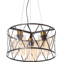Подвесная люстра BayerLux Ромб 10777068 (черный)