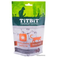 Лакомство для кошек TiTBiT Хрустящие подушечки с говядиной для выведения шерсти 60 г