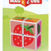 Развивающая игра Geomag Магнитные кубики фрукты GM131