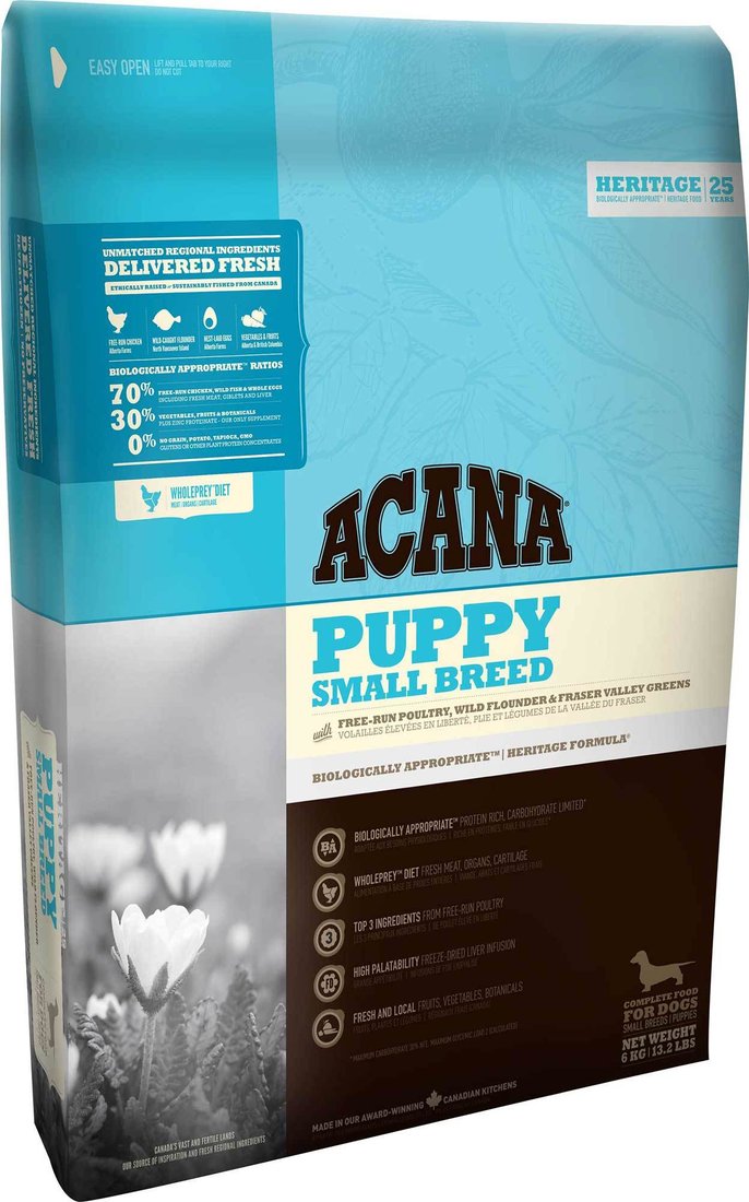 

Сухой корм для собак Acana Puppy Small Breed 6 кг