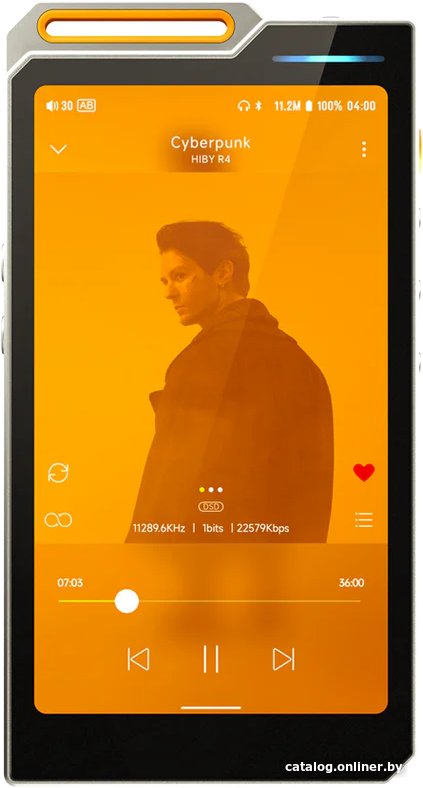 Hi-Fi плеер HiBy R4 (оранжевый)