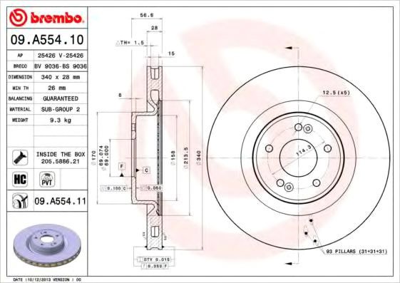 

Brembo 09A55411