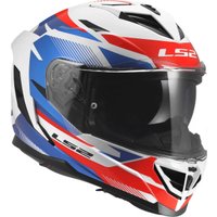 Мотошлем LS2 FF818 Storm III Komai (3XL, белый/синий/красный)