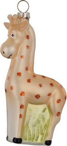 

Елочная игрушка Inge's Christmas Figural Glass Ornaments. Жираф 64905H120