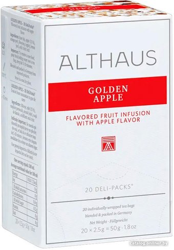 Фруктовый чай Althaus Golden Apple 20 шт