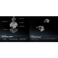 Клавиатура Gravastar Mercury K1 Lite Transparent Black (GravaStar x BSUN)