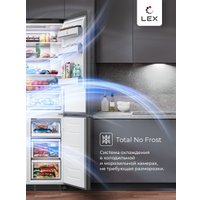 Четырёхдверный холодильник LEX LCD485STGIDBI