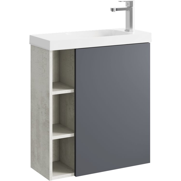 

Aqwella Тумба под умывальник Alba ALB0106RLS + ALB0706GRМ