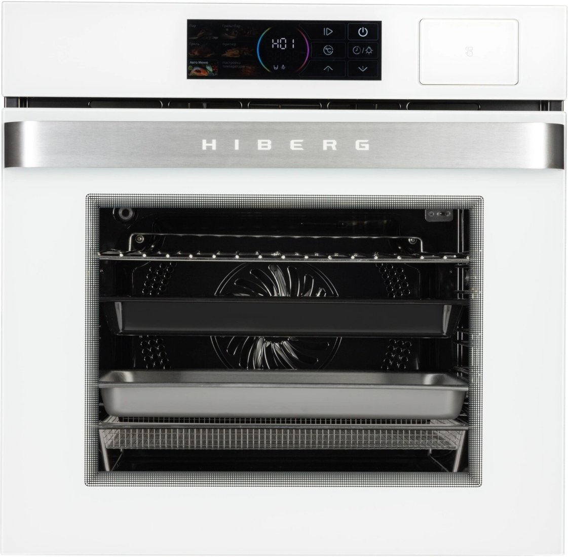 Электрический духовой шкаф Hiberg S-VM 6415 W Smart
