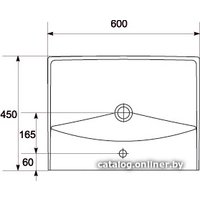 Умывальник Cersanit City 60x45 [UM-CIT60/1]