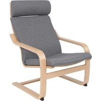 Интерьерное кресло AksHome Relax (ткань, серый QS-9)