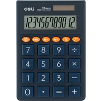 Калькулятор Deli EM130 (синий)