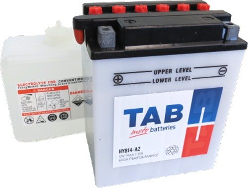 

Мотоциклетный аккумулятор TAB YB14-A2 (14 А·ч)