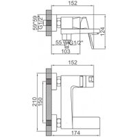 Смеситель Ledeme L3192Y