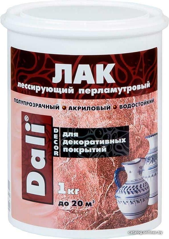 Лак Dali Перламутровый 1 кг (золото)