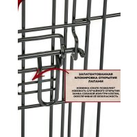 Клетка Midwest Life Stages для собак 77.9x49x54.5см 1630DD (2 двери,черный)