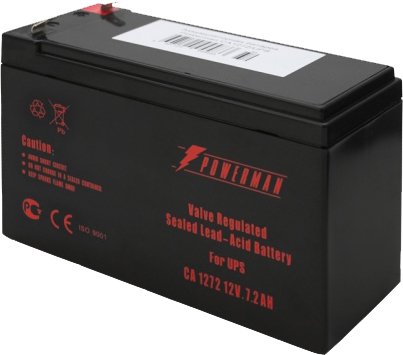 

Аккумулятор для ИБП Powercom CA1272 (12В/7.2 А·ч)
