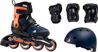 Rollerblade Microblade Cube Combo (р. 28-32, темно-синий/оранжевый)