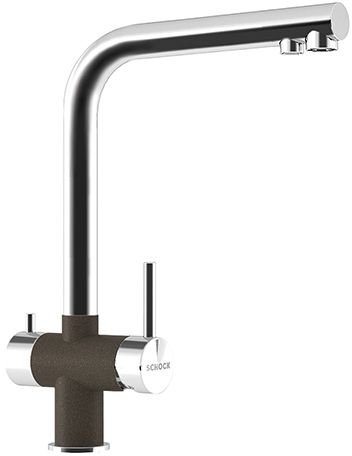 

Смеситель Schock Vitus (сталь/мокка)