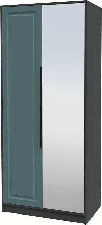 

Шкаф распашной Интерлиния Концепт КТ-Ш2з Деко (антрацит/верде)