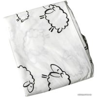 Пододеяльник Amarobaby Овечки AMARO-5201-O (белый/черный)