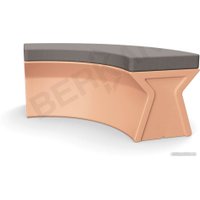 Скамейка Berkano X-seat Arc 230_019_27 (терракотовый/графитовый)