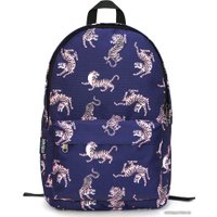 Городской рюкзак Vtrende print Тигры розовые (синий)