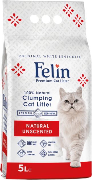 

Наполнитель для туалета Felin Natural 5 л