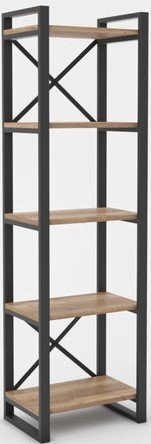 

Стеллаж Hype Mebel Стандарт 50x170 (черный/дуб галифакс натуральный)